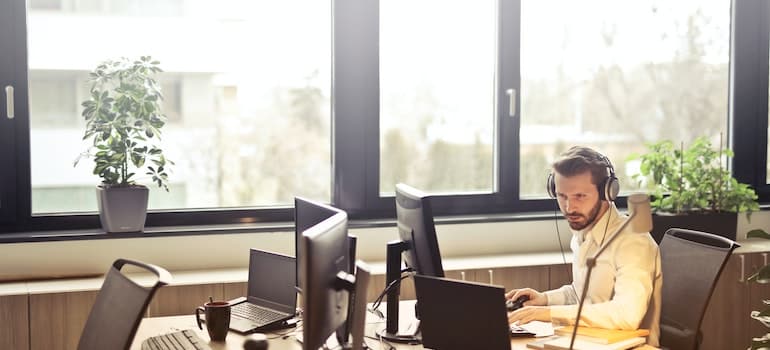 a man reading about follow-up strategies to convert leads into customers